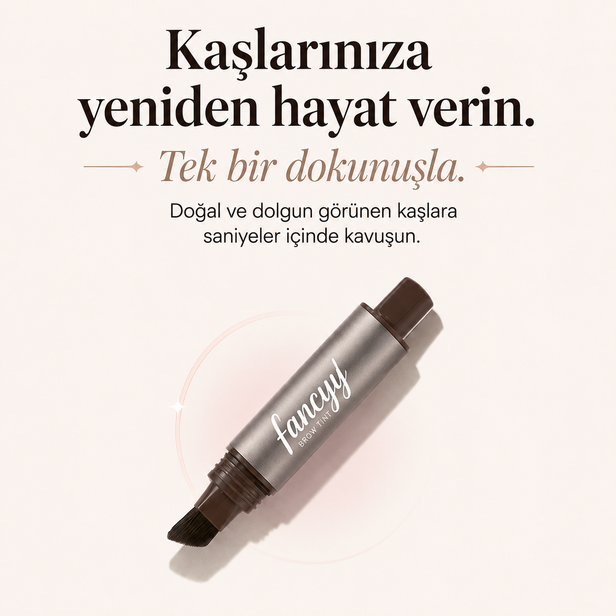 Fancy™ Fırçalı Kaş Boyası | Doğal ve Dolgun Kaş Görünümü