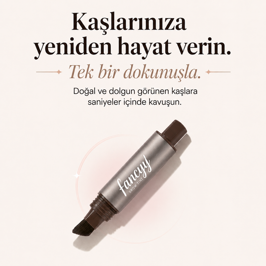 Fancy™ Fırçalı Kaş Boyası | Doğal ve Dolgun Kaş Görünümü